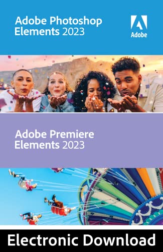 Adobe Photoshop Elements 2023 & Premiere Elements 2023 | PC Code | Software Download | Photo Editing | Video Editing