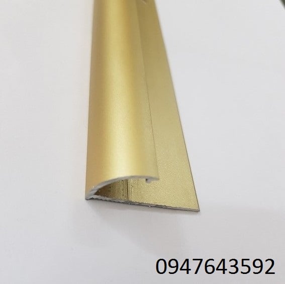 nẹp góc ngoài bo tròn , nẹp ốp cạnh gạch đá